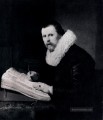 Junger Mann an seinem Schreibtisch Porträt Rembrandt